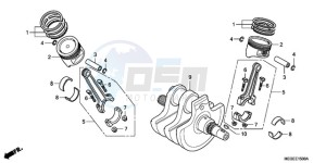 VT750CA9 Australia - (U / MME ST) drawing CRANKSHAFT