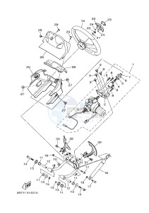 YXZ1000ETS YXZ10YESH YXZ1000R EPS SS SPECIAL EDITION (B57J) drawing STEERING 2