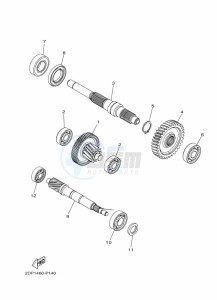 GPD150-A  (BV4C) drawing REAR WHEEL