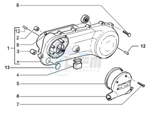 Runner 50 purejet drawing Transmission cover