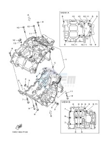 MTN-320-A MT-03 (B082 B083) drawing CRANKCASE