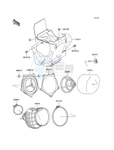 KX85 / KX85 II KX85A8F EU drawing Air Cleaner