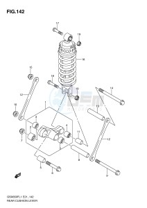 GSX650F (E21) Katana drawing REAR CUSHION LEVER (GSX650FUL1 E21)