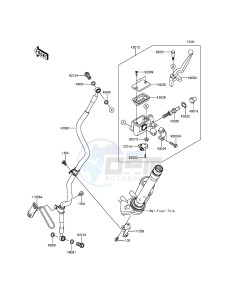 Z300 ER300AGF XX (EU ME A(FRICA) drawing Front Master Cylinder