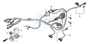 TRX250 RECON drawing WIRE HARNESS