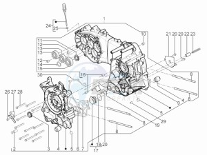 Typhoon 125 4t 2v e3 drawing Crankcase