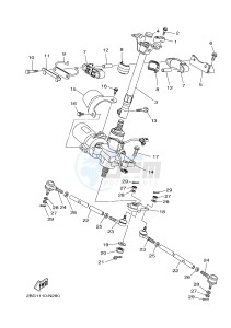 YFM700FWAD YFM70GPLH GRIZZLY 700 EPS LIMITED EDITION (2UDT) drawing STEERING