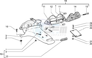 Skipper 125 my98 drawing Rear tail lamp