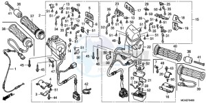 GL18009 SI / AB NAV - (SI / AB NAV) drawing HANDLE SWITCH