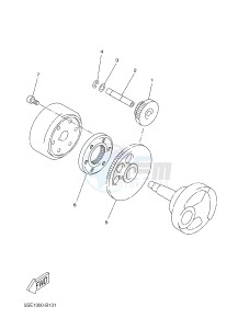 YP250RA EVOLIS 250 ABS (1YS8) drawing STARTER