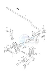 DF 25 drawing Clutch Non-Remote Control