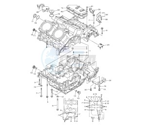 V-MAX 1700 drawing CRANKCASE