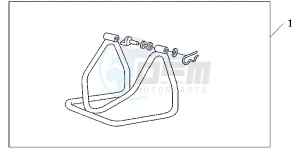 CBR250RB drawing REAR PADDOCK STAND