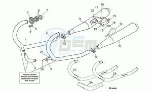 Nevada 350 drawing Exhaust unit