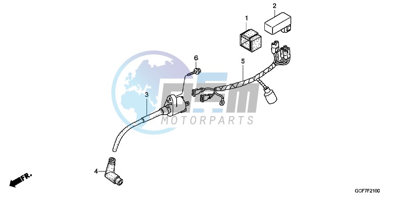 WIRE HARNESS/IGNITION COIL