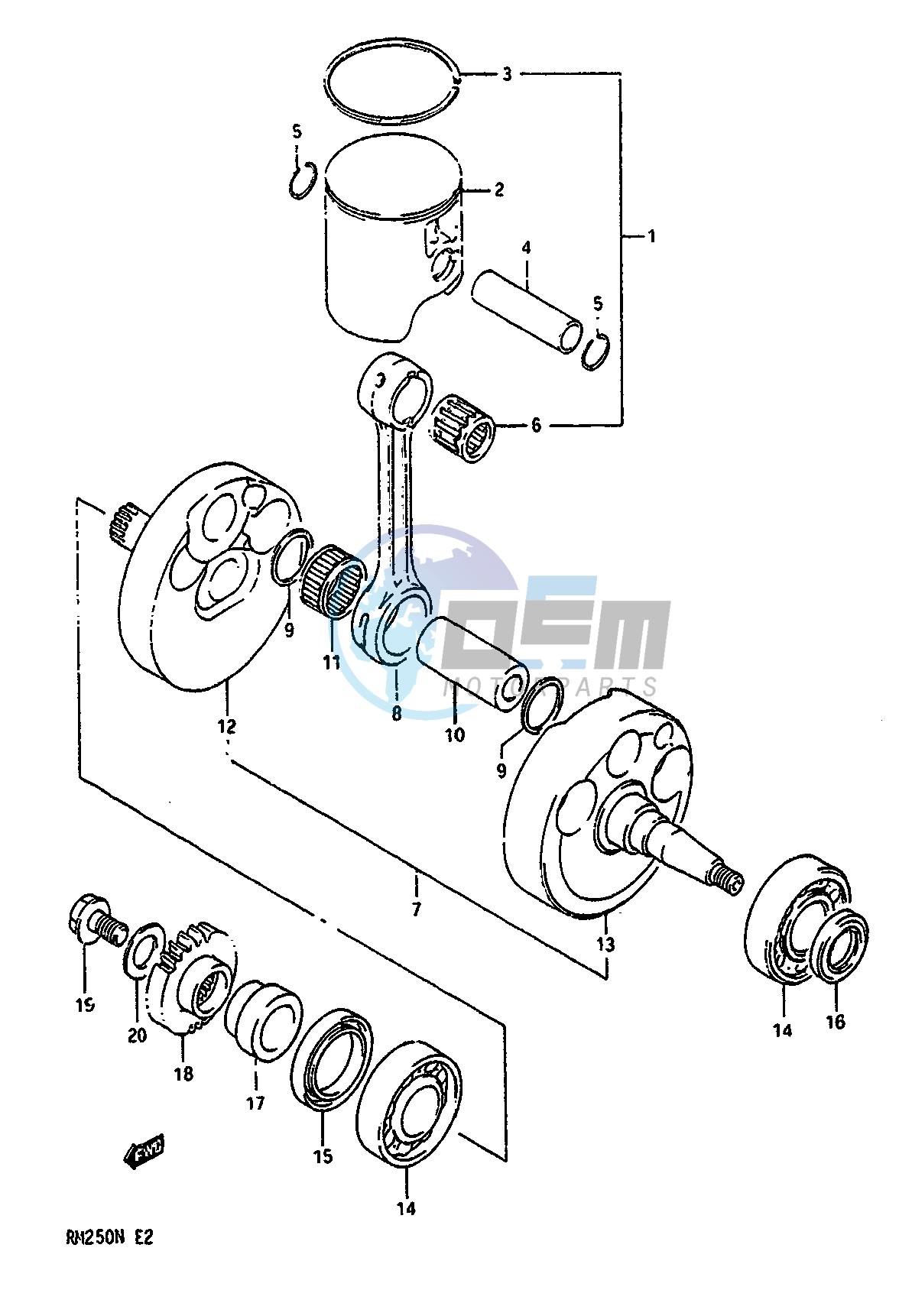 CRANKSHAFT (MODEL M)