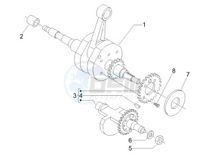 MP3 500 (USA) drawing Crankshaft