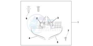 ST13009 UK - (E / MKH MME) drawing MIRROR DEFLECTOR