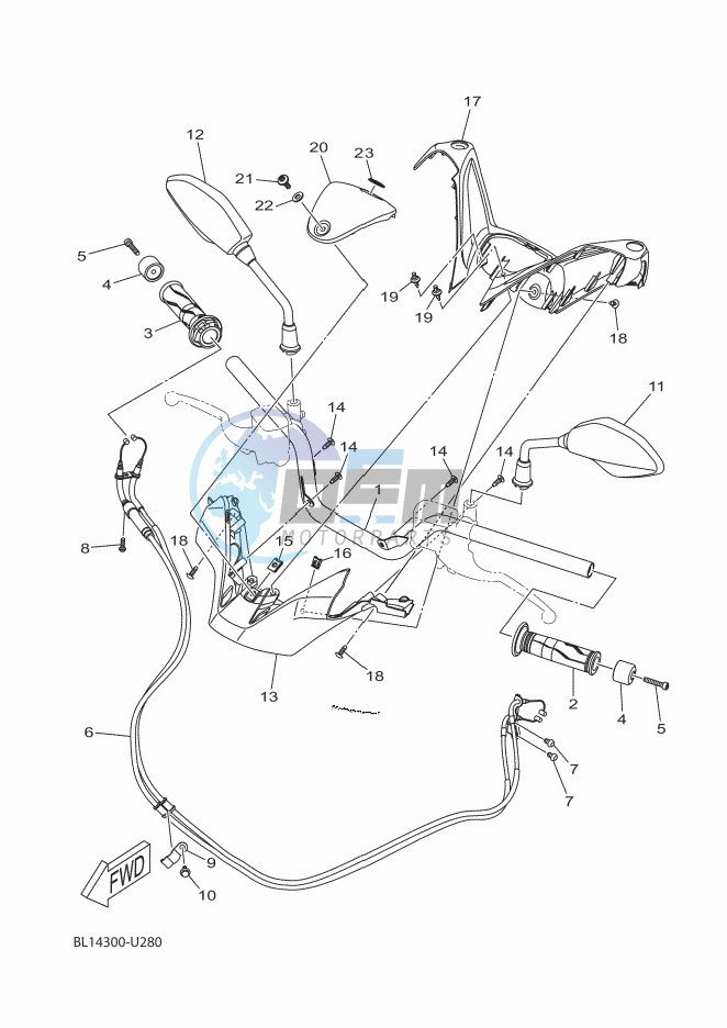 STEERING HANDLE & CABLE