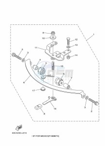 F100BETX drawing TILLER-HANDLE