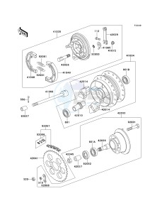 KE 100 B [KE100] (B16-B20) [KE100] drawing REAR HUB