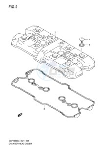 GSF-1250S BANDIT EU drawing CYLINDER HEAD COVER