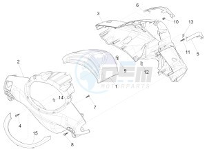 Fly 50 4T 4V USA (EMEA) drawing Handlebars coverages