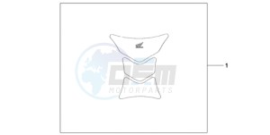 CBR1000RA9 France - (F / ABS CMF MME) drawing TANK PAD