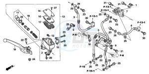 NT700VA drawing FR. BRAKE MASTER CYLINDER (ABS)