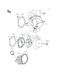 KX 125 L [KX125] (L1) [KX125] drawing AIR CLEANER