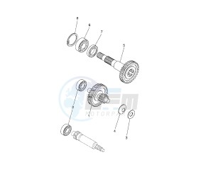 NS AEROX 50 drawing GEAR GROUP