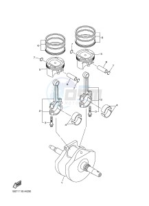 XVS950CR BOLT C-SPEC (B33N) drawing CRANKSHAFT & PISTON