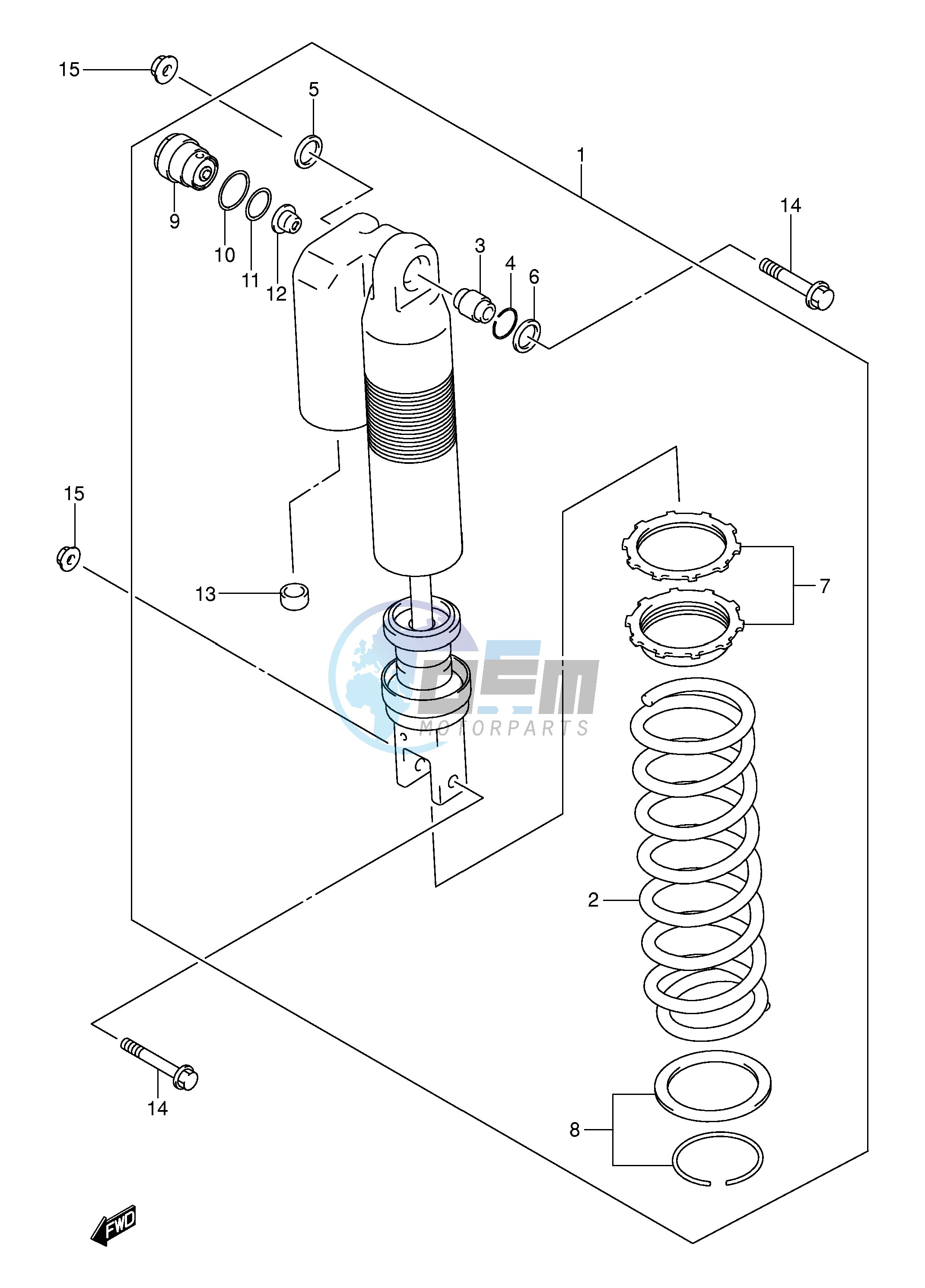 REAR SHOCK ABSORBER