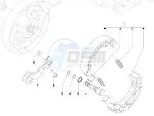 TYPHOON 50 2T EURO 4 (EMEA-APAC) drawing Rear brake - Brake jaw