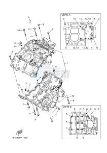 YZF-R3 YZF-R3A 321 R3 (BR51 BR52) drawing CRANKCASE