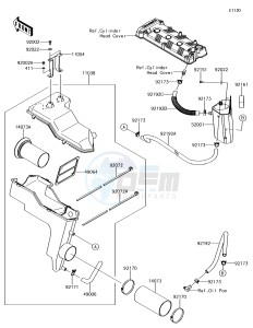 JET SKI ULTRA 310X JT1500LGF EU drawing Air Cleaner