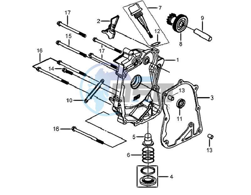 CRANKCASE RIGHT