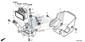 CB500FAD CB500F ABS Continue » UK - (E) drawing ABS MODULATOR