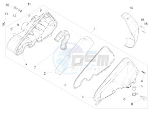 Fly 50 4T 4V USA (EMEA) drawing Air filter