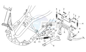 Leonardo 125-150 drawing Central stand