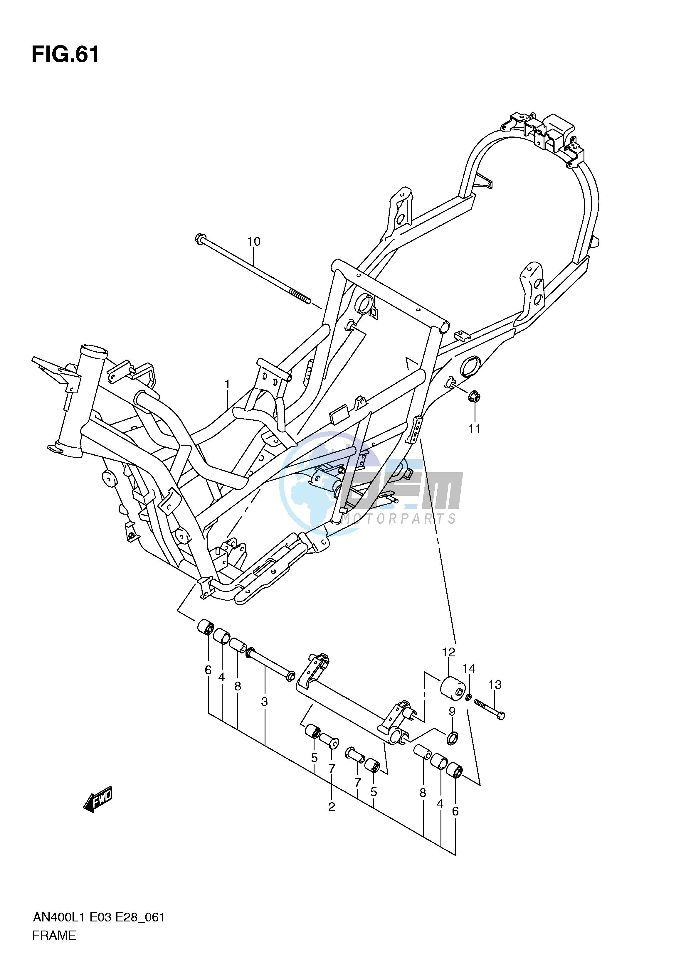 FRAME (AN400ZAL1 E33)