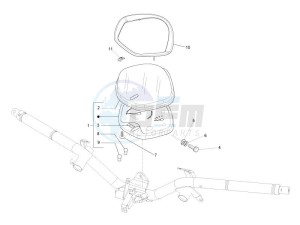 Liberty 125 4t Sport e3 (UK) UK drawing Meter combination - Cruscotto