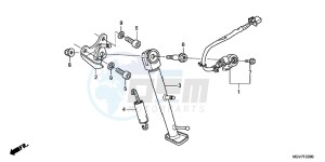 CBR600FB drawing STAND