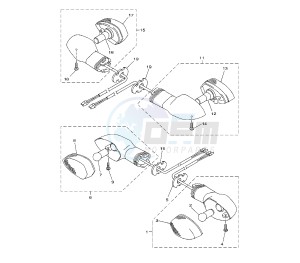 FZ8-N 800 drawing FLASHER LIGHT