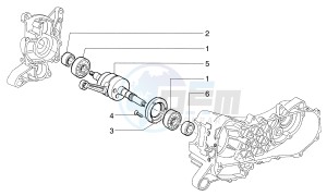 Sfera 125cc drawing Drive shaft