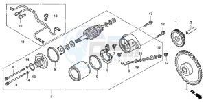 PES125 drawing STARTING MOTOR