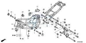 VTR2509 France - (F / CMF LL MK) drawing FRAME BODY