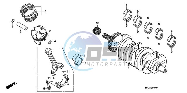 CRANKSHAFT/PISTON