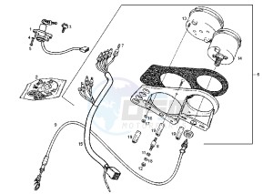 GPR REPLICA RACING - 50 cc drawing DASHBOARD UNIT