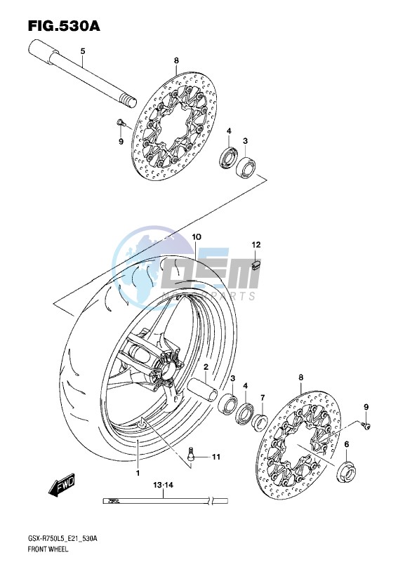 FRONT WHEEL L5